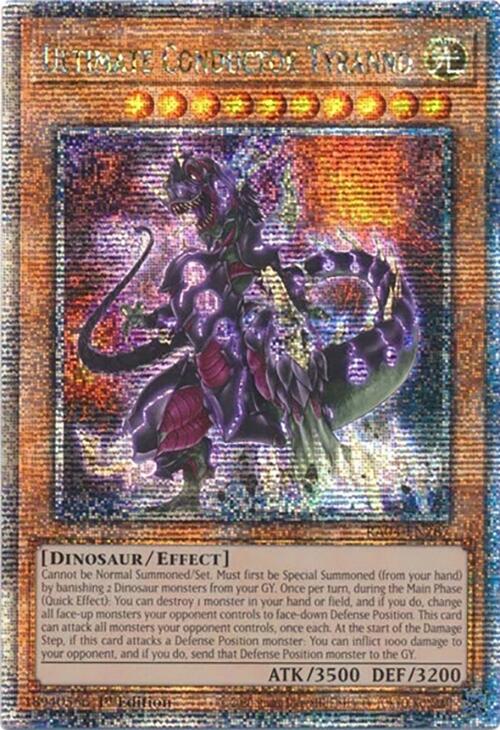 Ultimate Conductor Tyranno [RA04-EN287] Quarter Century Secret Rare | Shuffle n Cut Hobbies & Games