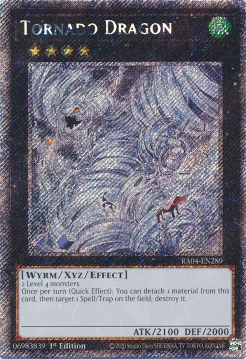 Tornado Dragon [RA04-EN289] Platinum Secret Rare | Shuffle n Cut Hobbies & Games