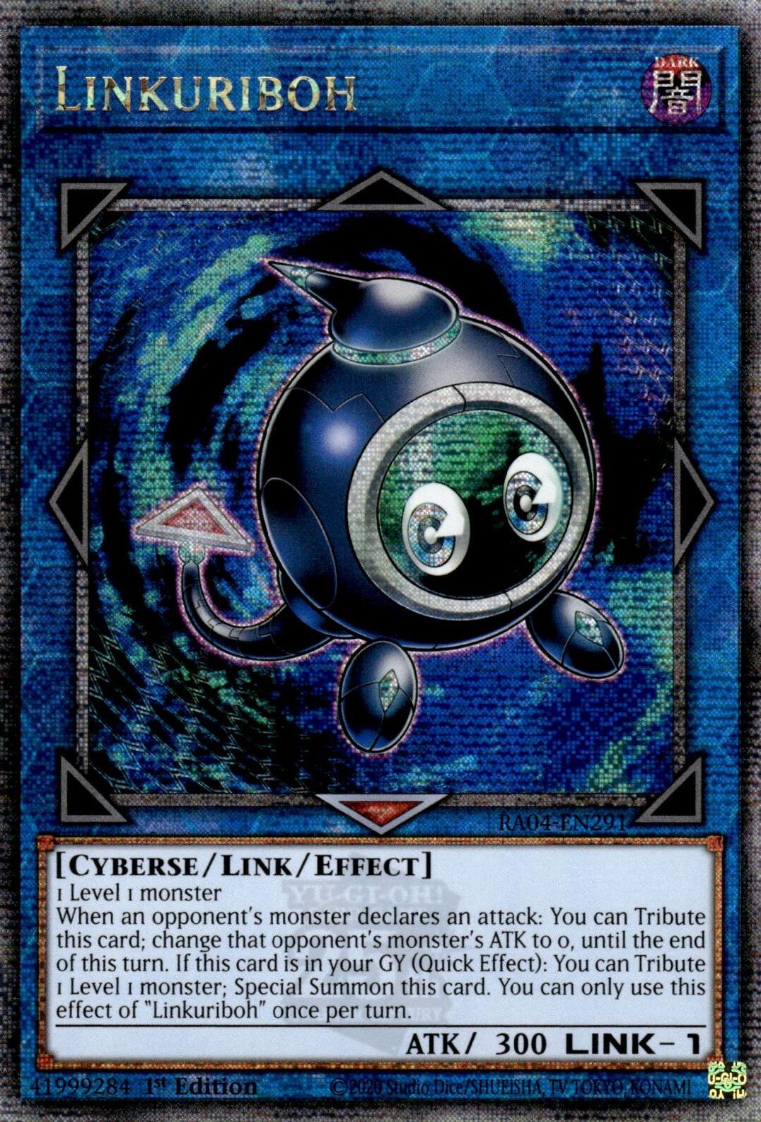 Linkuriboh [RA04-EN291] Quarter Century Secret Rare | Shuffle n Cut Hobbies & Games