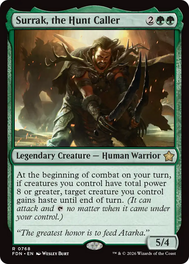 Surrak, the Hunt Caller (0768) [Foundations] | Shuffle n Cut Hobbies & Games