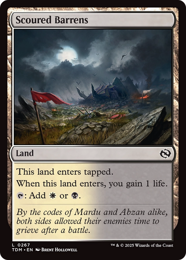 Scoured Barrens [Tarkir: Dragonstorm] | Shuffle n Cut Hobbies & Games