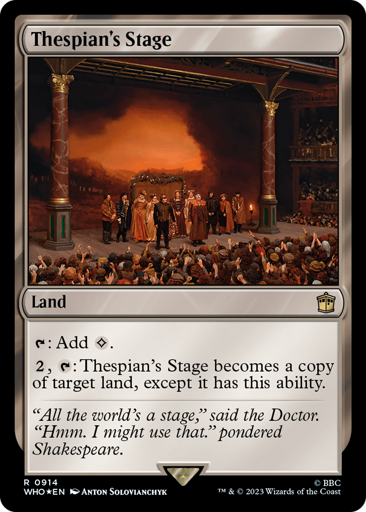 Thespian's Stage (Surge Foil) [Doctor Who] | Shuffle n Cut Hobbies & Games