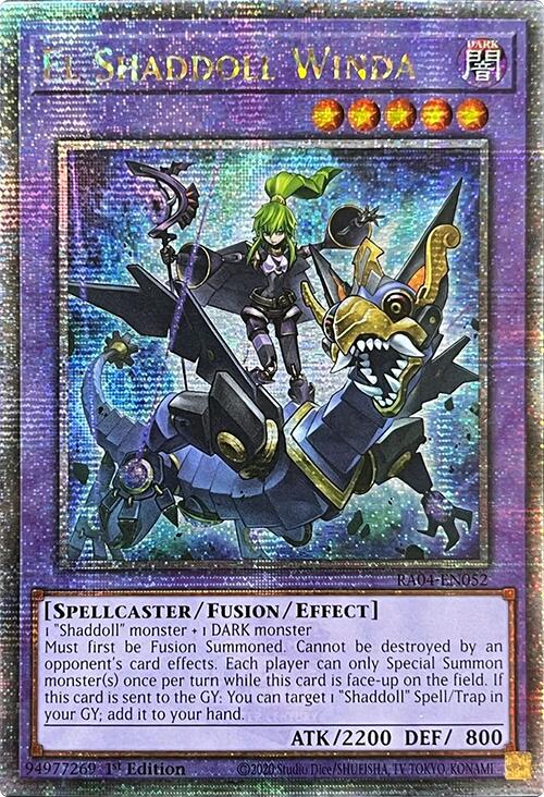 El Shaddoll Winda [RA04-EN052] Quarter Century Secret Rare | Shuffle n Cut Hobbies & Games