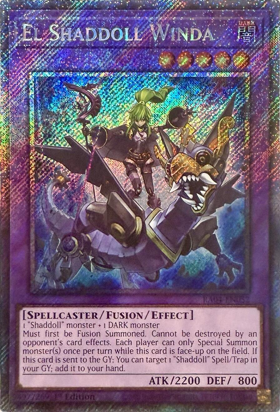 El Shaddoll Winda [RA04-EN052] Platinum Secret Rare | Shuffle n Cut Hobbies & Games