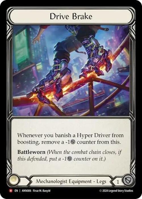 Drive Brake [AMX006] (Armory Deck: Maxx Nitro)  Rainbow Foil | Shuffle n Cut Hobbies & Games