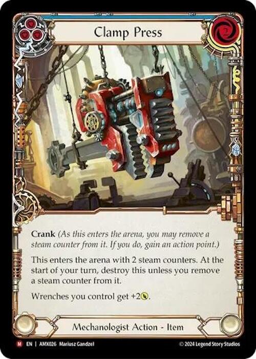 Clamp Press [AMX026] (Armory Deck: Maxx Nitro) | Shuffle n Cut Hobbies & Games