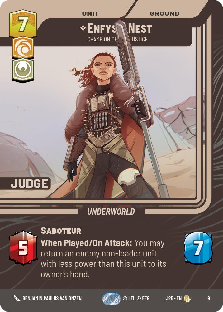 Enfys Nest - Champion of Justice (9) (9) [Judge Promos] | Shuffle n Cut Hobbies & Games