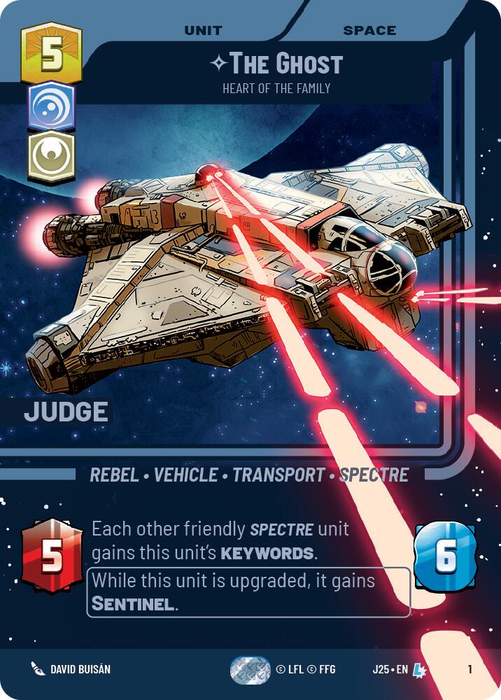 The Ghost - Heart of the Family (1) (1) [Judge Promos] | Shuffle n Cut Hobbies & Games