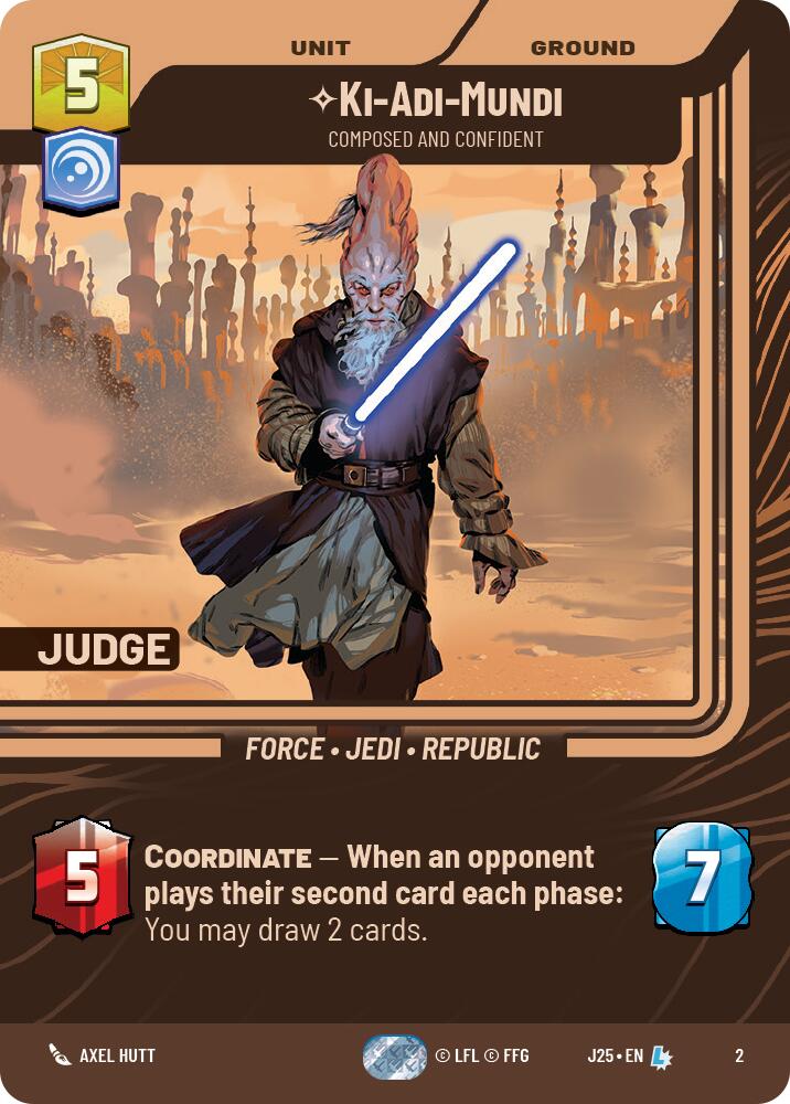 Ki-Adi-Mundi - Composed and Confident (2) (2) [Judge Promos] | Shuffle n Cut Hobbies & Games