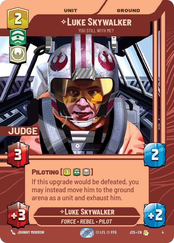 Luke Skywalker - You Still With Me? (4) (4) [Judge Promos] | Shuffle n Cut Hobbies & Games