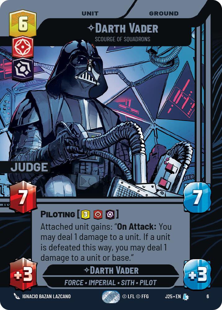 Darth Vader - Scourge of Squadrons (6) (6) [Judge Promos] | Shuffle n Cut Hobbies & Games