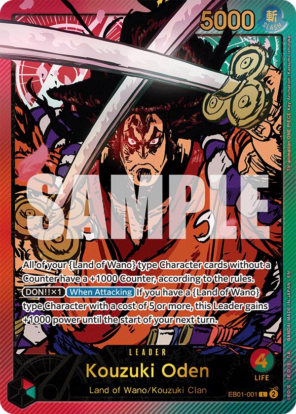 Kouzuki Oden (SPR) [Extra Booster: Anime 25th Collection] | Shuffle n Cut Hobbies & Games