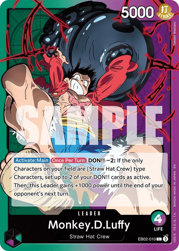 Monkey.D.Luffy (010) [Extra Booster: Anime 25th Collection] | Shuffle n Cut Hobbies & Games