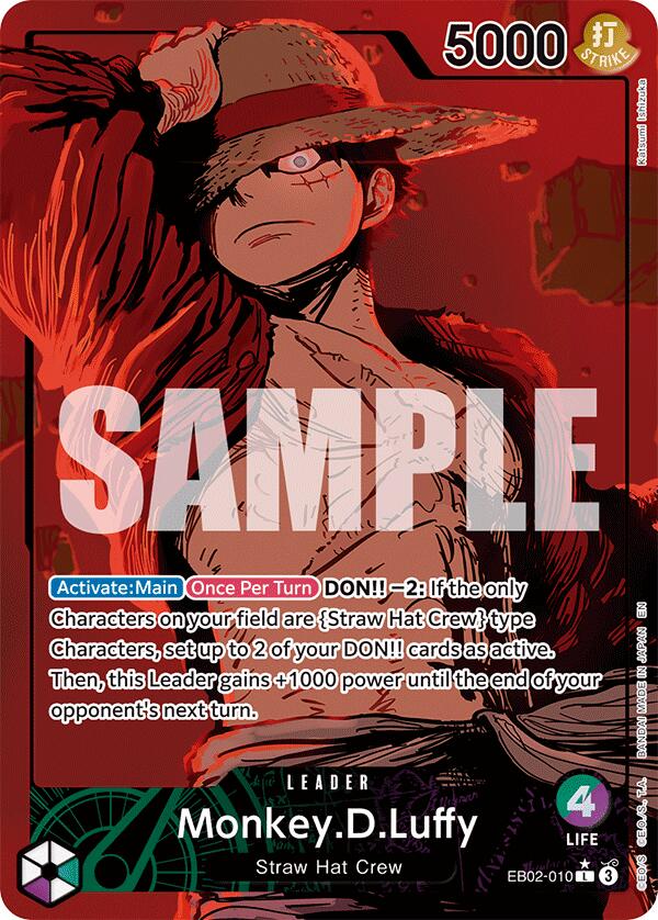 Monkey.D.Luffy (010) (Alternate Art) [Extra Booster: Anime 25th Collection] | Shuffle n Cut Hobbies & Games