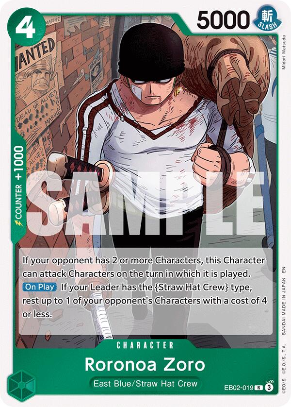 Roronoa Zoro [Extra Booster: Anime 25th Collection] | Shuffle n Cut Hobbies & Games