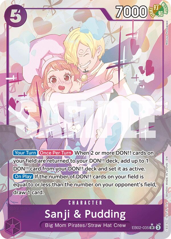 Sanji & Pudding (Alternate Art) [Extra Booster: Anime 25th Collection] | Shuffle n Cut Hobbies & Games