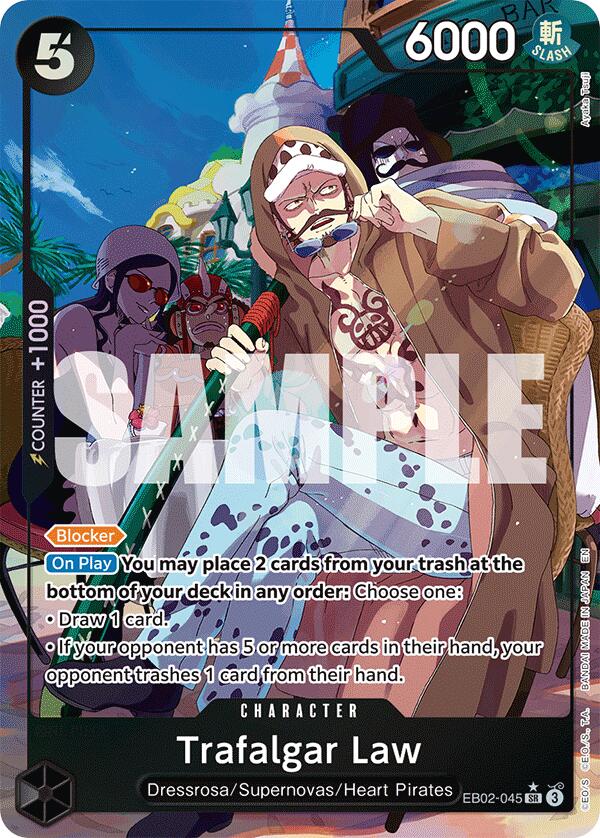 Trafalgar Law (Alternate Art) [Extra Booster: Anime 25th Collection] | Shuffle n Cut Hobbies & Games