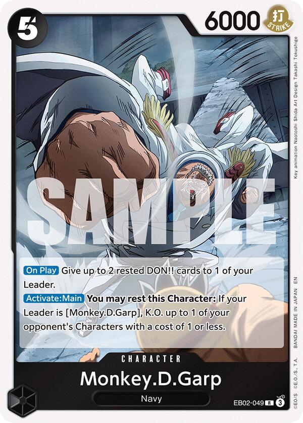 Monkey.D.Garp [Extra Booster: Anime 25th Collection] | Shuffle n Cut Hobbies & Games