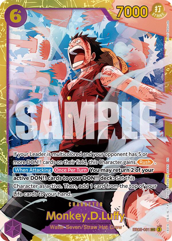 Monkey.D.Luffy (061) [Extra Booster: Anime 25th Collection] | Shuffle n Cut Hobbies & Games