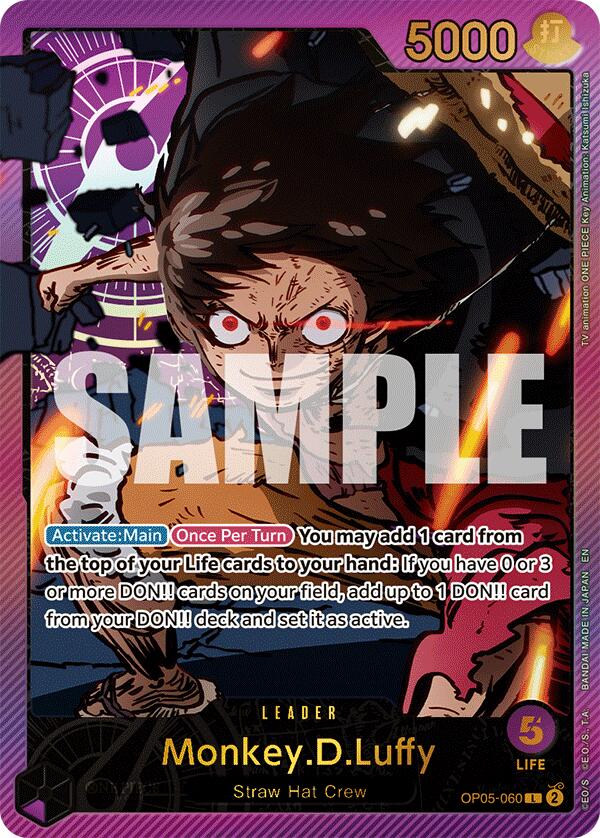 Monkey.D.Luffy (SPR) [Extra Booster: Anime 25th Collection] | Shuffle n Cut Hobbies & Games