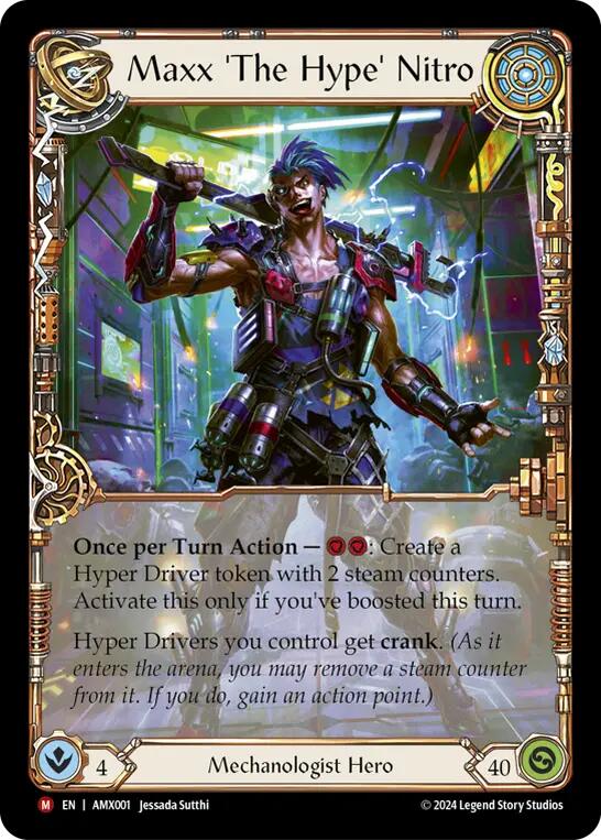 Maxx 'The Hype' Nitro [AMX001] (Armory Deck: Maxx Nitro) | Shuffle n Cut Hobbies & Games