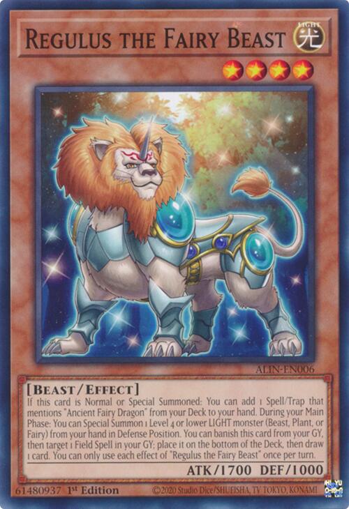 Regulus the Fairy Beast [ALIN-EN006] Common | Shuffle n Cut Hobbies & Games
