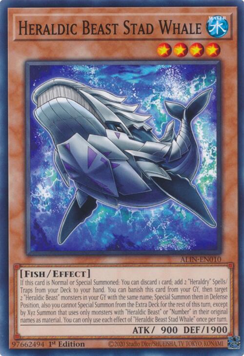 Heraldic Beast Stad Whale [ALIN-EN010] Common | Shuffle n Cut Hobbies & Games
