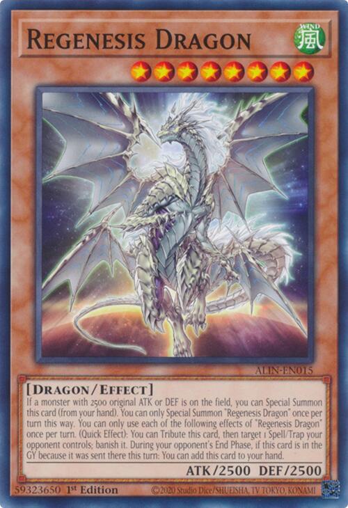 Regenesis Dragon [ALIN-EN015] Common | Shuffle n Cut Hobbies & Games