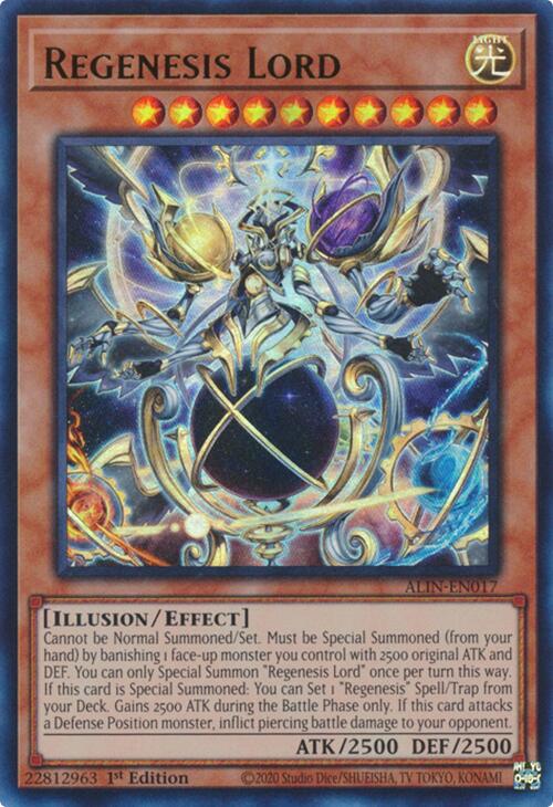 Regenesis Lord [ALIN-EN017] Ultra Rare | Shuffle n Cut Hobbies & Games