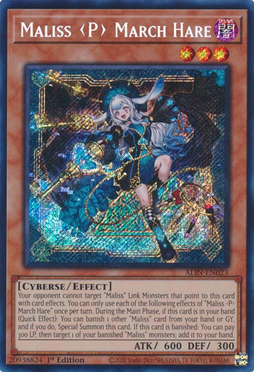Maliss P March Hare [ALIN-EN023] Secret Rare | Shuffle n Cut Hobbies & Games
