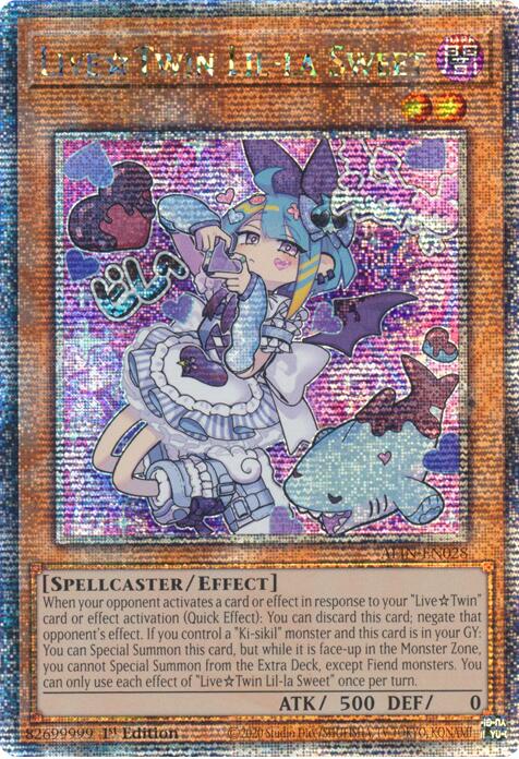 Live Twin Lil-la Sweet [ALIN-EN028] Quarter Century Secret Rare | Shuffle n Cut Hobbies & Games