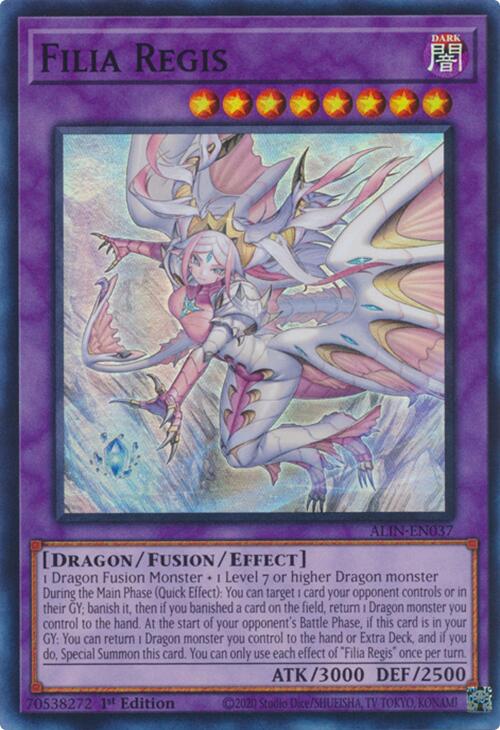 Filia Regis [ALIN-EN037] Super Rare | Shuffle n Cut Hobbies & Games