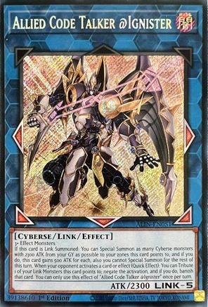 Allied Code Talker @Ignister [ALIN-EN051] Secret Rare | Shuffle n Cut Hobbies & Games