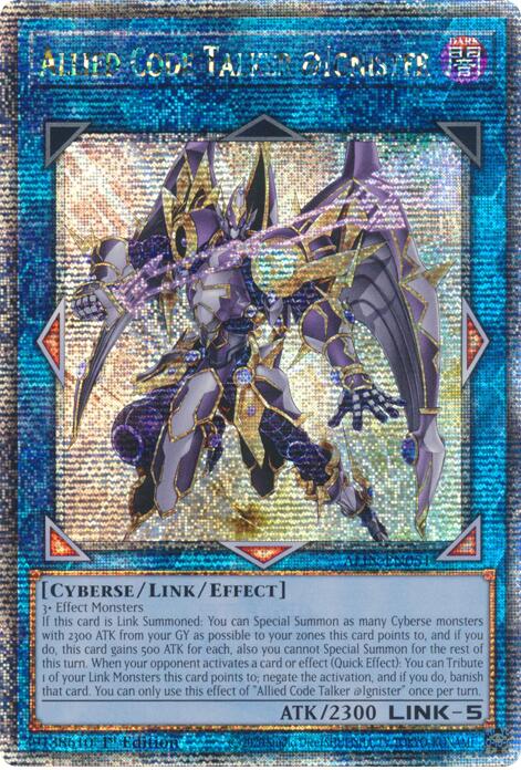 Allied Code Talker @Ignister [ALIN-EN051] Quarter Century Secret Rare | Shuffle n Cut Hobbies & Games