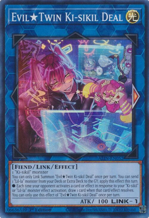 Evil Twin Ki-sikil Deal [ALIN-EN052] Super Rare | Shuffle n Cut Hobbies & Games