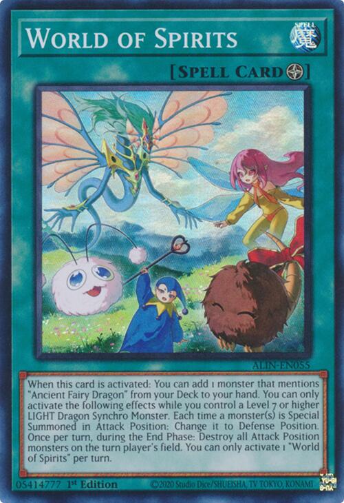World of Spirits [ALIN-EN055] Super Rare | Shuffle n Cut Hobbies & Games