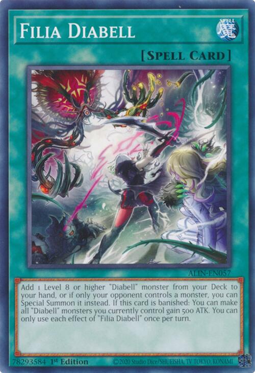 Filia Diabell [ALIN-EN057] Common | Shuffle n Cut Hobbies & Games