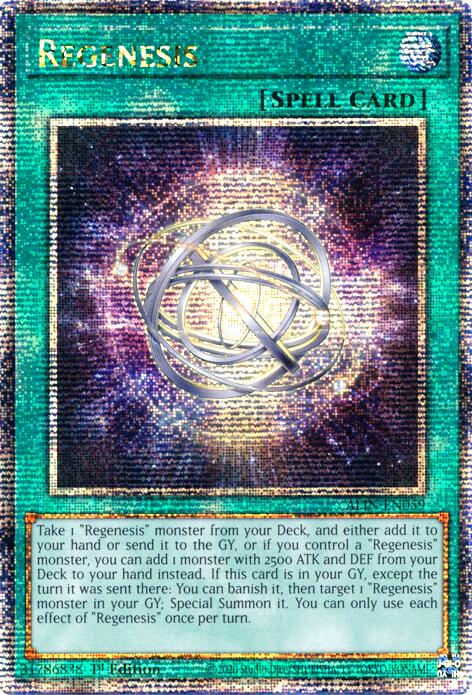 Regenesis [ALIN-EN059] Quarter Century Secret Rare | Shuffle n Cut Hobbies & Games