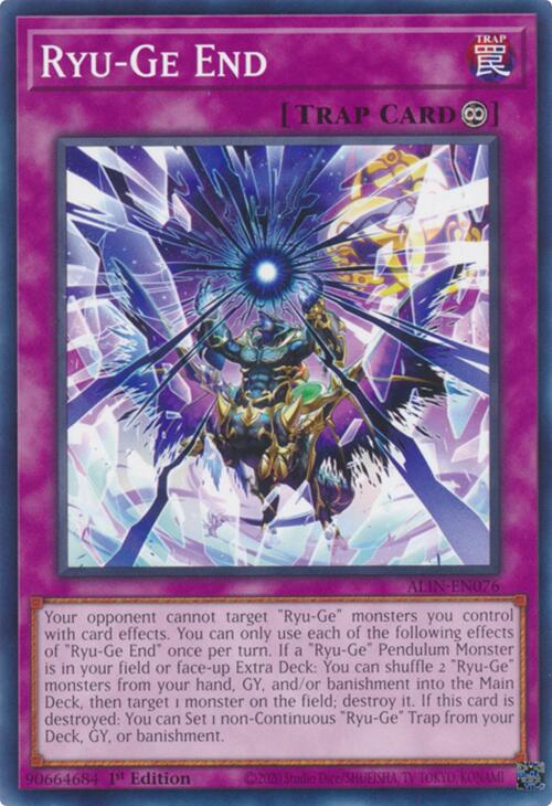 Ryu-Ge End [ALIN-EN076] Common | Shuffle n Cut Hobbies & Games