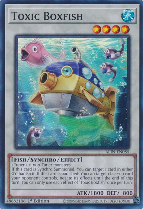 Toxic Boxfish [ALIN-EN085] Super Rare | Shuffle n Cut Hobbies & Games