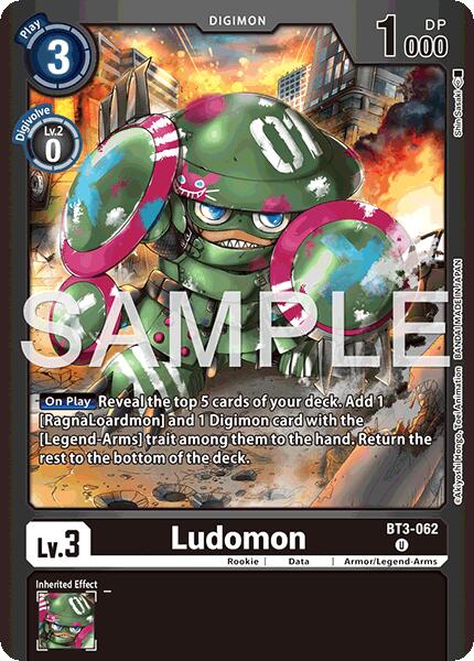 Ludomon [BT3-062] (Limited Card Pack -Billion Bullet-) [Limited Card Pack -Billion Bullet-] | Shuffle n Cut Hobbies & Games