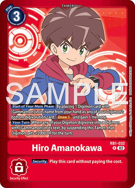 Hiro Amanokawa [RB1-032] (Limited Card Pack -Billion Bullet-) [Limited Card Pack -Billion Bullet-] | Shuffle n Cut Hobbies & Games