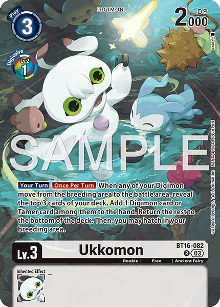 Ukkomon [BT16-082] (Limited Card Pack -Billion Bullet-) [Limited Card Pack -Billion Bullet-] | Shuffle n Cut Hobbies & Games