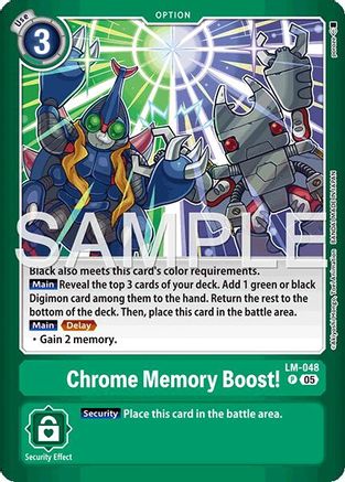 Chrome Memory Boost! [LM-048] (Limited Card Pack -Billion Bullet-) [Limited Card Pack -Billion Bullet-] | Shuffle n Cut Hobbies & Games