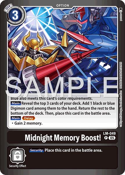 Midnight Memory Boost! [LM-049] (Limited Card Pack -Billion Bullet-) [Limited Card Pack -Billion Bullet-] | Shuffle n Cut Hobbies & Games