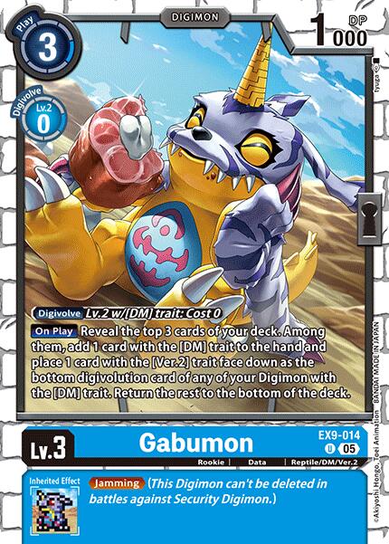 Gabumon [EX9-014] [Versus Monsters] | Shuffle n Cut Hobbies & Games