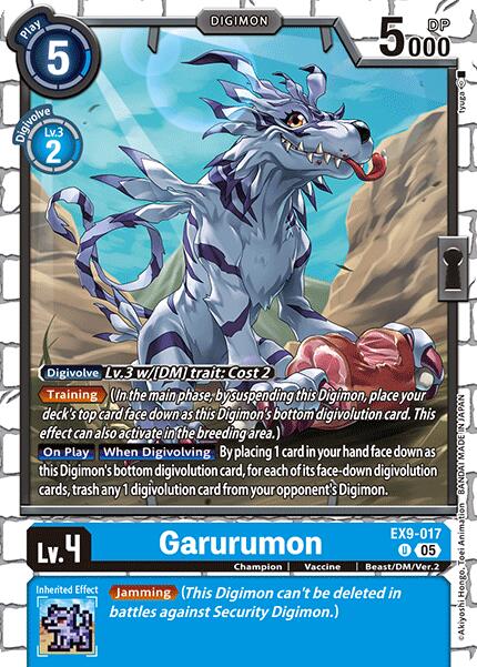 Garurumon [EX9-017] [Versus Monsters] | Shuffle n Cut Hobbies & Games