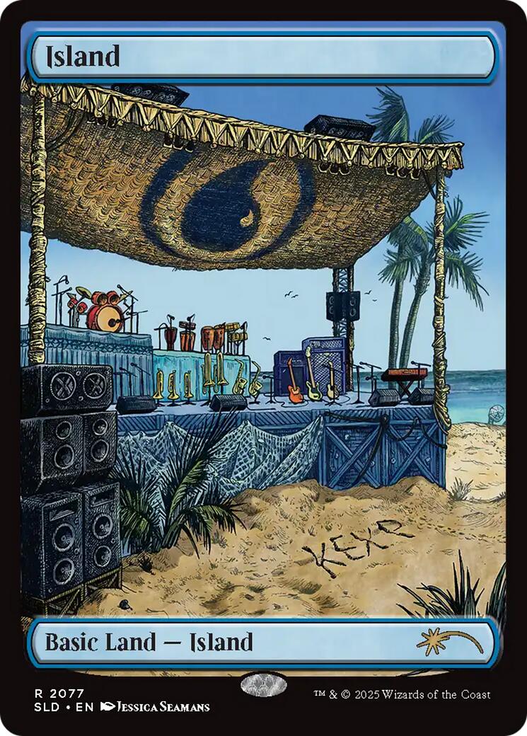 Island (2077) [Secret Lair Drop Series] | Shuffle n Cut Hobbies & Games