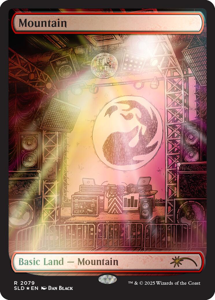 Mountain (2079) (Rainbow Foil) [Secret Lair Drop Series] | Shuffle n Cut Hobbies & Games