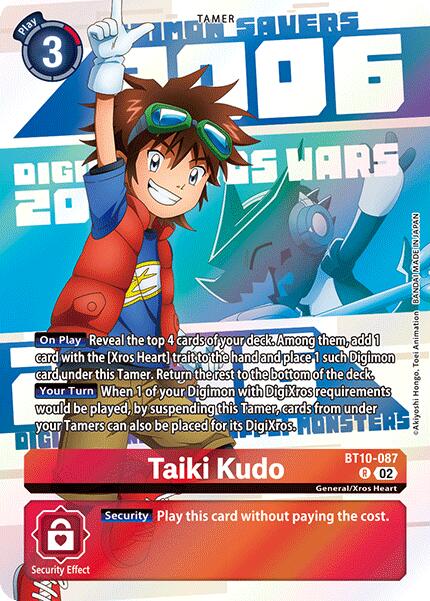 Taiki Kudo [BT10-087] (Digimon Animation Series 25th Anniversary Set) [Xros Encounter] | Shuffle n Cut Hobbies & Games